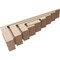 Ekena Millwork 3"W x 18"D x 6"H Thin Landon Rough Cedar Woodgrain TimberThane Corbel, Primed Tan CORUR03X18X06LANRCPR - alternate 4